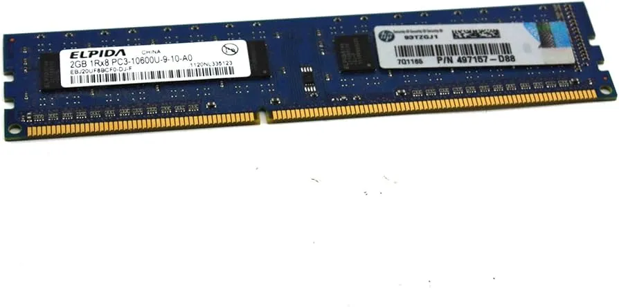 [RAM-ELP-D3-2G] RAM 2GB DDR3 Elpida PC3-10600U-9-10-A0 1600MHz