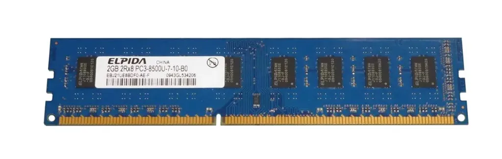 [RAM-ELP-D3-2G] RAM 2GB DDR3 Elpida EBJ21UE8BDF0-AE-F 1066MHz