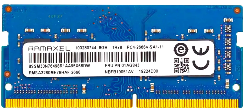 [RAM-RAM-D4-8G] RAM 8GB DDR4 Ramaxel RMSA3260ME78HAF-2666 2666MHz