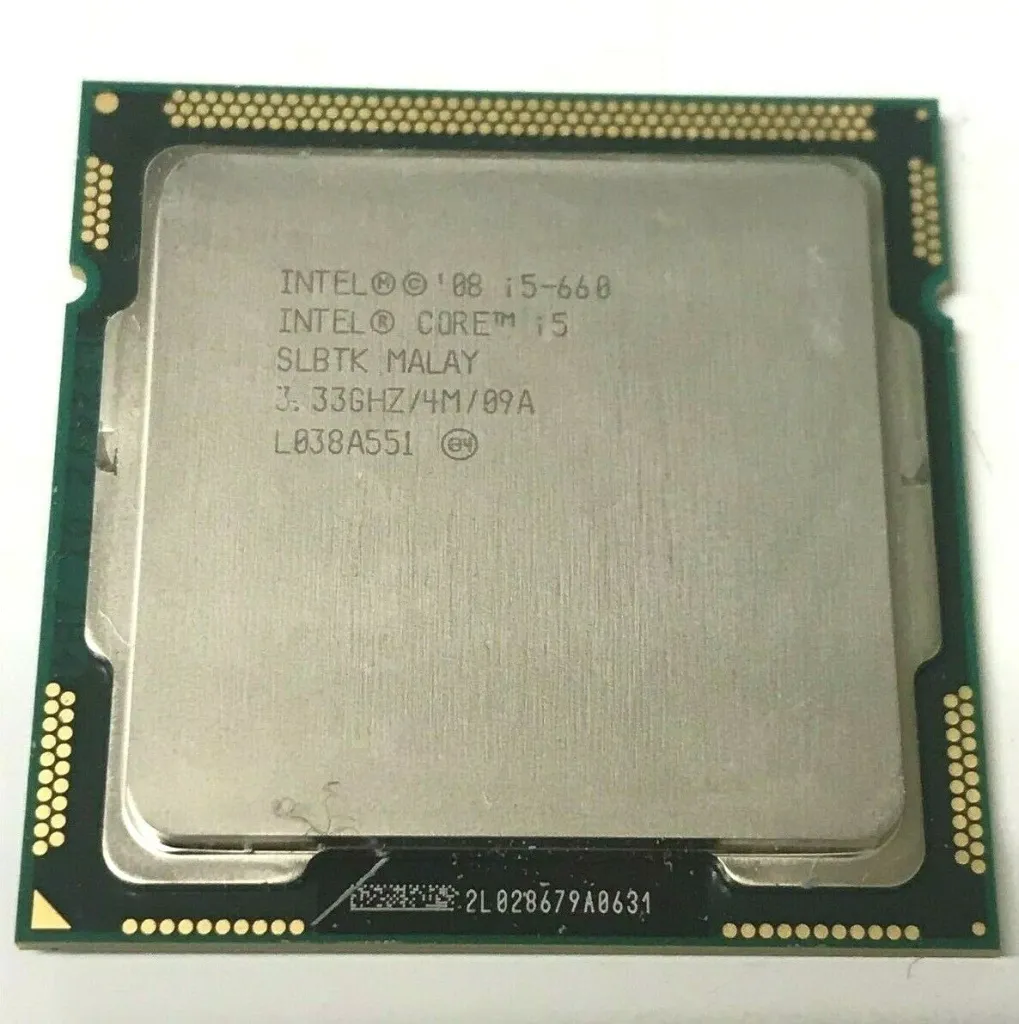 [PRO-INT-I5-1] Procesador Intel Core i5-660 3.33Ghz (1a generación)